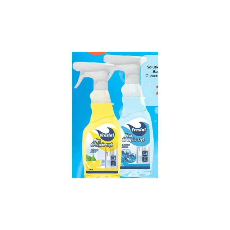 Fresini soluție pentru geamuri Basic Lemon, 500 ml