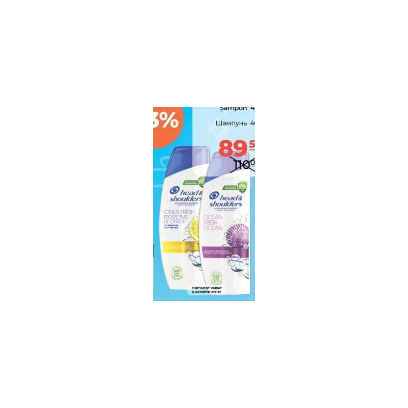 Head & Shoulders șampon, 400 ml