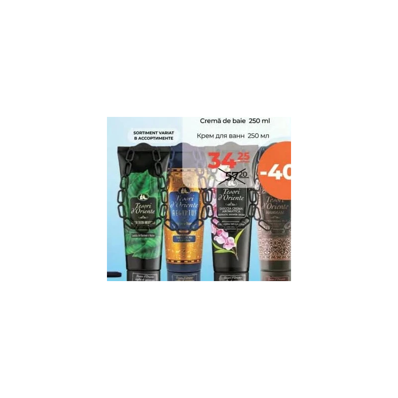 Tesori d'Oriente cremă de baie, 250 ml