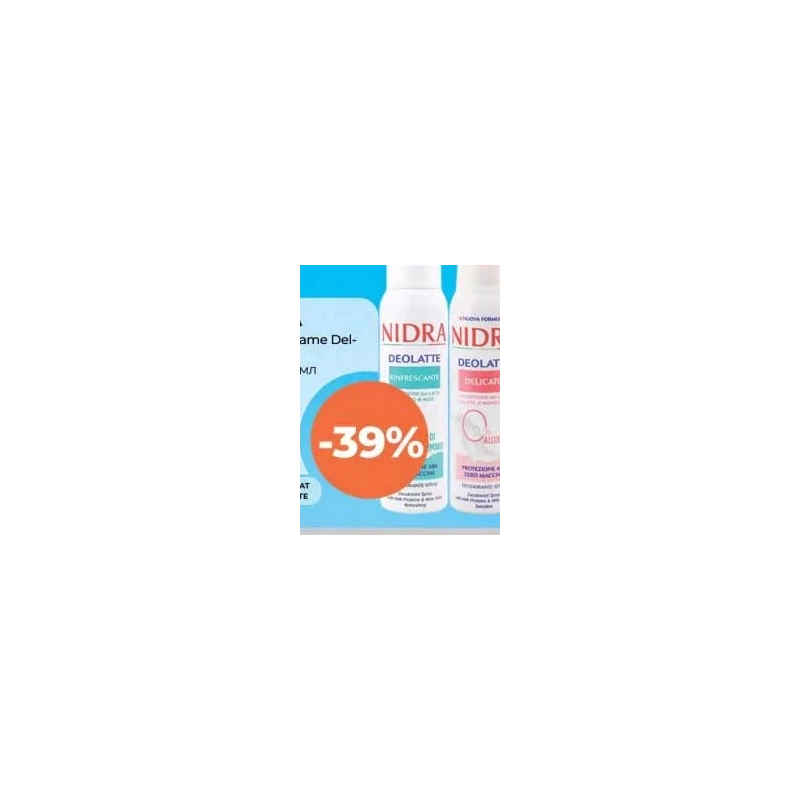 Nidra Deolatte Delicate deodorant spray pentru femei, 150 ml