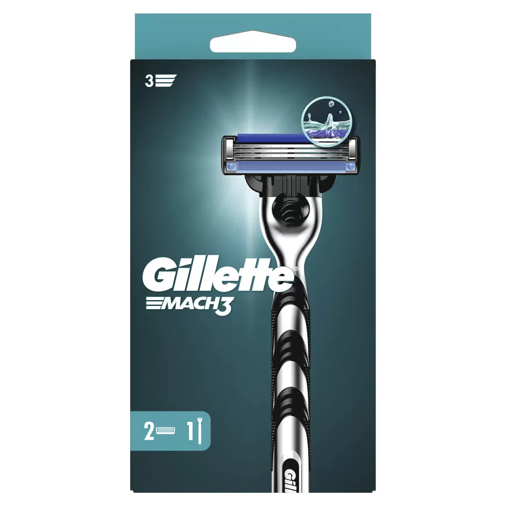 Gillette Mach3 aparat de ras cu 2 casete