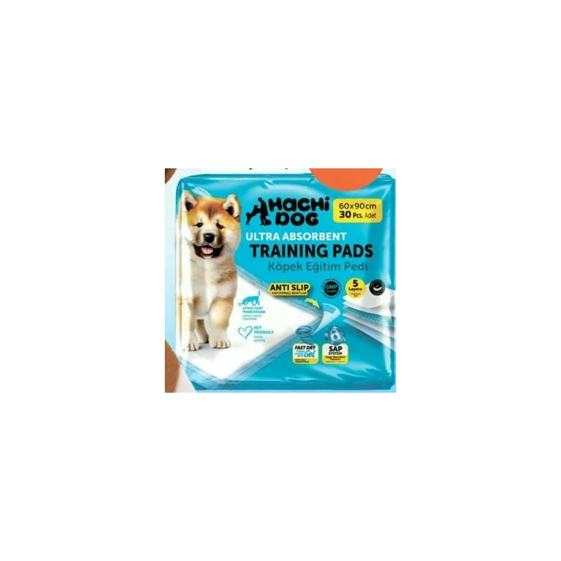 Hachi Dog covorașe absorbante cu strat adeziv, 30 bucăți