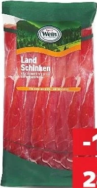 Wein Land Schinken șuncă crud uscată, 100 g