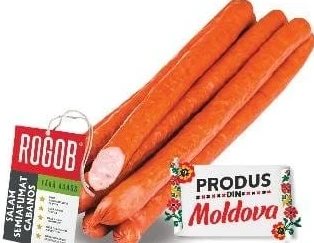 Rogob salam Cabanos semiafumat, ambalat în vid