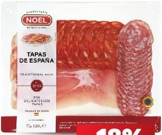 Noel Tapas de España, asortiment de mezeluri, 120 g