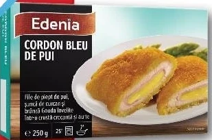 Edenia cordon bleu de pui, 250 g