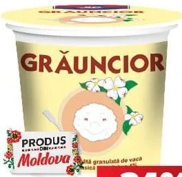 JLC brânză Grăuncior, 4% grăsime, 400 g