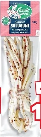 Căsuța Mea cașcaval Șuluguni legume / paprika / mărar, 40% grăsime, 100 g