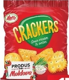 Nefis biscuiți sărați cu smântână și ceapă / cașcaval, 100 g