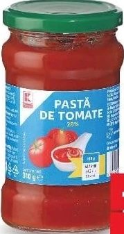 K-Classic pastă de tomate 28%, 310 g