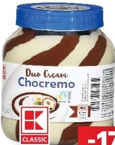 K-Classic cremă tartinabilă Duo Chocremo, 750 g