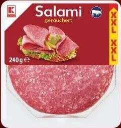 K-Classic salam afumat feliat, 200 g + 40 g