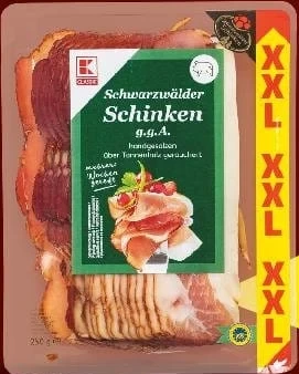 K-Classic șuncă Pădurea Neagră, 250 g