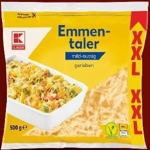 K-Classic Emmentaler ras, 45% grăsime, 500 g
