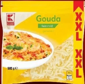 K-Classic Gouda rasă, 48% grăsime, 500 g