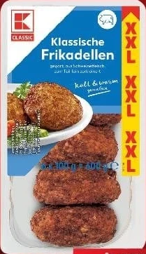 K-Classic chiftele gătite din carne de porc, 600 g