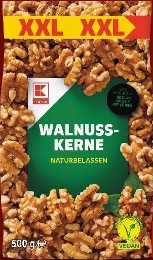 K-Classic miez de nucă natur, 500 g