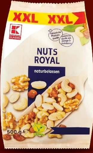 K-Classic Nuts Royal amestec de nuci natur, 500 g