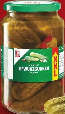 K-Classic castraveți în oțet, 900 ml