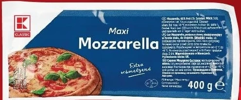 K-Classic mozzarella Maxi, 45% grăsime, 400 g