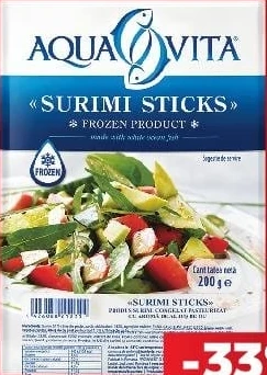 Aquavita bastonașe de surimi, 200 g