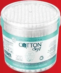 Cotton Soft bețișoare pentru urechi, 200 buc