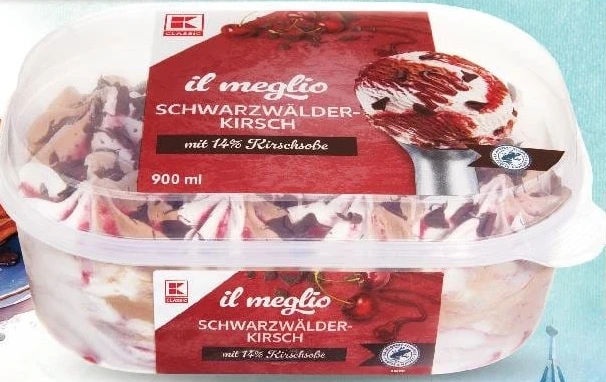 K-Classic Il Meglio înghețată cu vișine Pădurea Neagră, 900 ml
