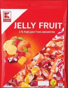K-Classic jeleuri Jelly Fruit cu aromă de fructe, 400 g