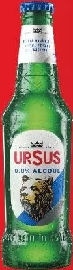 Ursus bere blondă fără alcool, 0,33 l