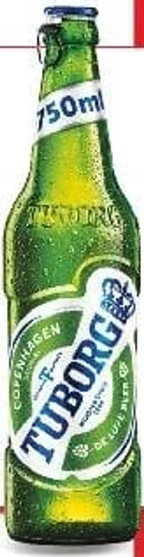 Tuborg bere blondă, 5% alcool, 0,75 l