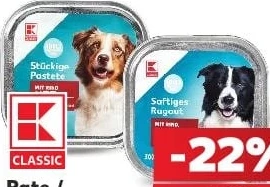 K-Classic pate / tocană pentru câini, diverse sortimente, 300 g