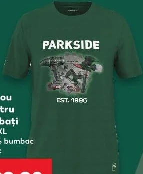 Parkside tricou pentru bărbați, M-XXL, 100% bumbac