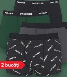 Parkside boxeri pentru bărbați, M-XXL, 95% bumbac, 5% elastan, 2 buc.