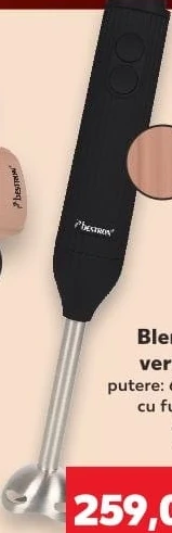 Bestron blender vertical, 600 W, cu funcție turbo