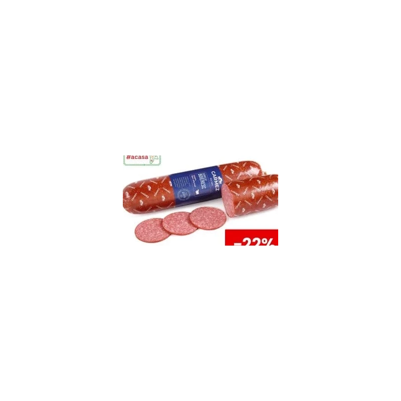Carmez Servelat Boieresc fiert-afumat, 1 kg