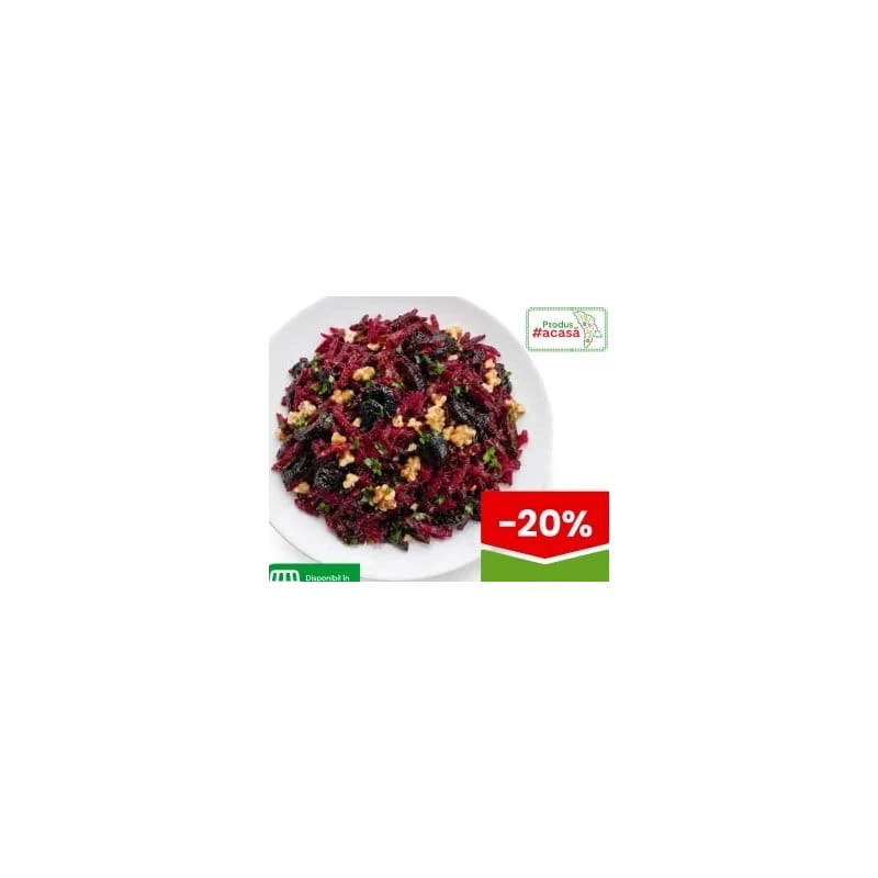 Salată cu sfeclă și prune, 1 kg