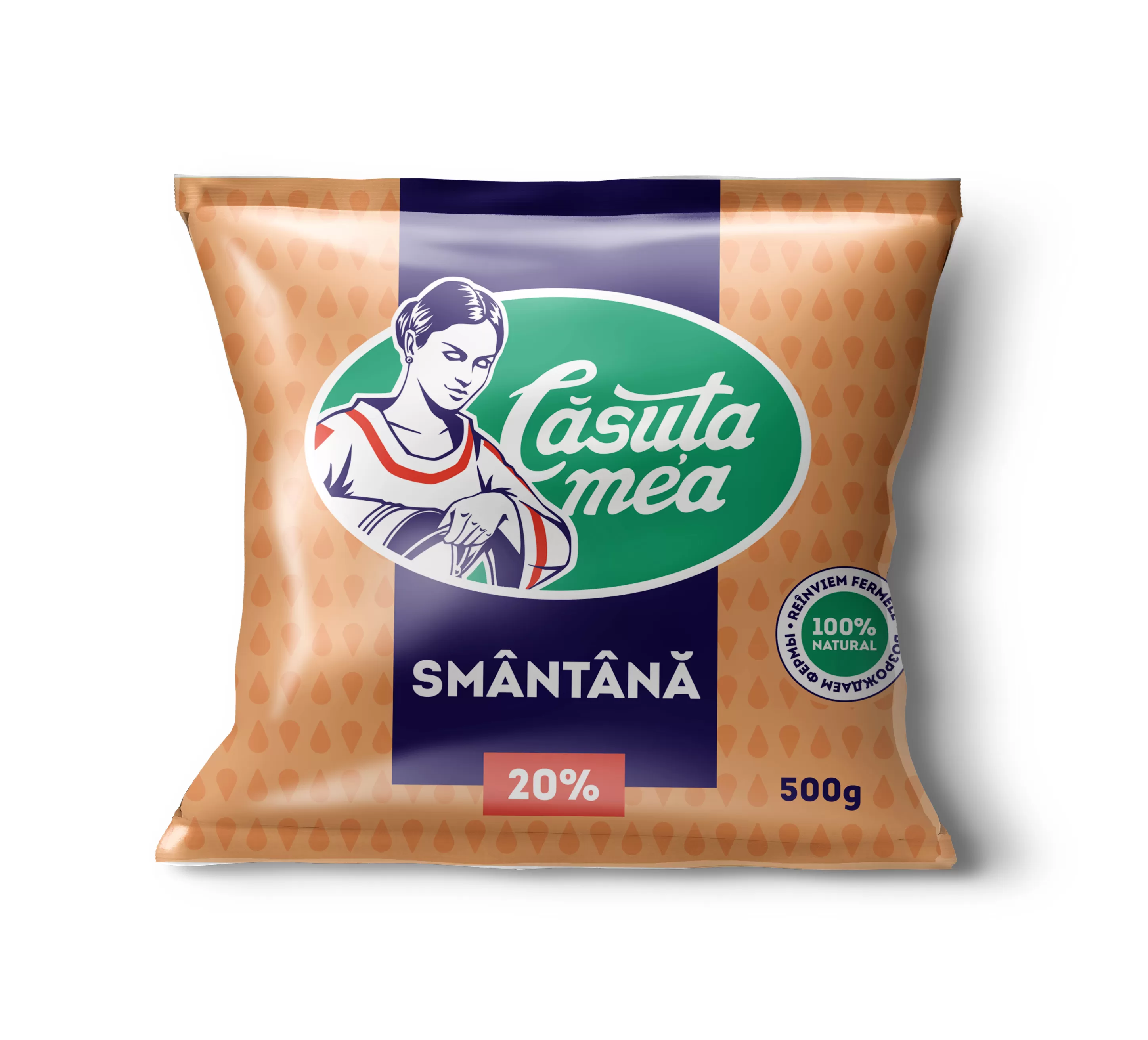 Căsuța Mea smântână 20%, 500 g