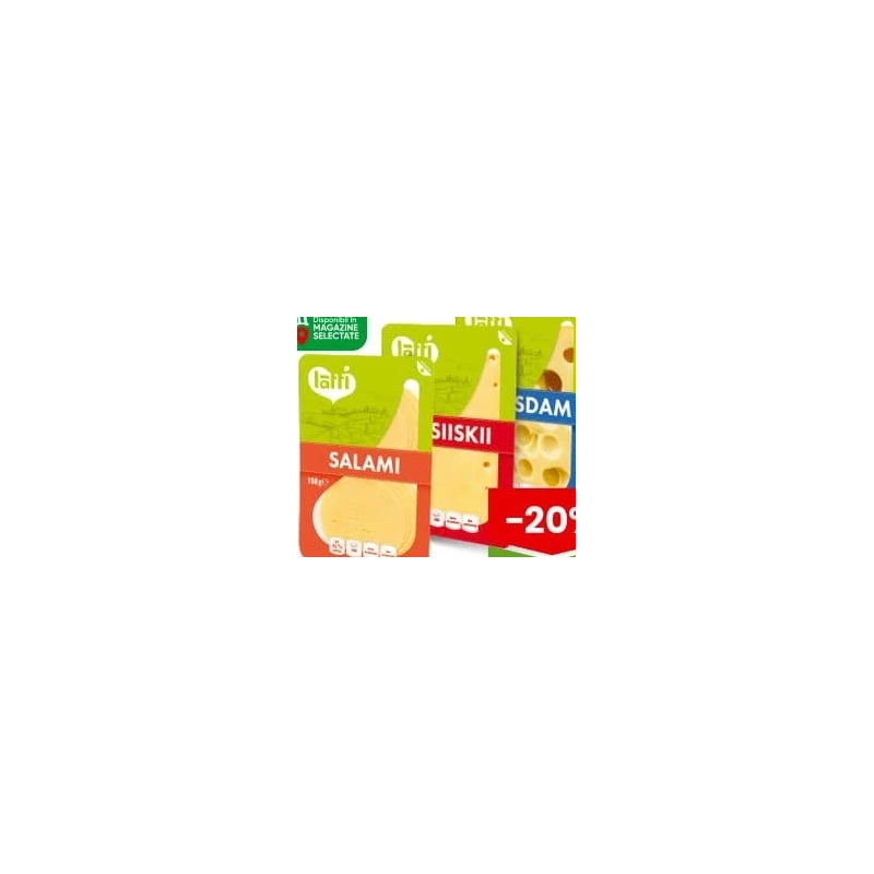 Latti brânză maturată tare feliată în sortiment, 150 g