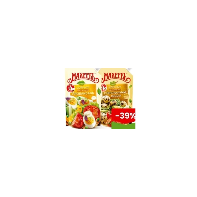 Махеевъ maioneză în sortiment, 380 g