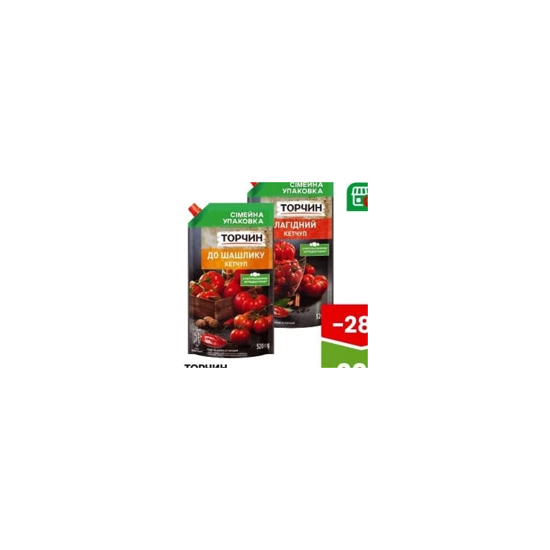 Торчин ketchup în sortiment, 520 g