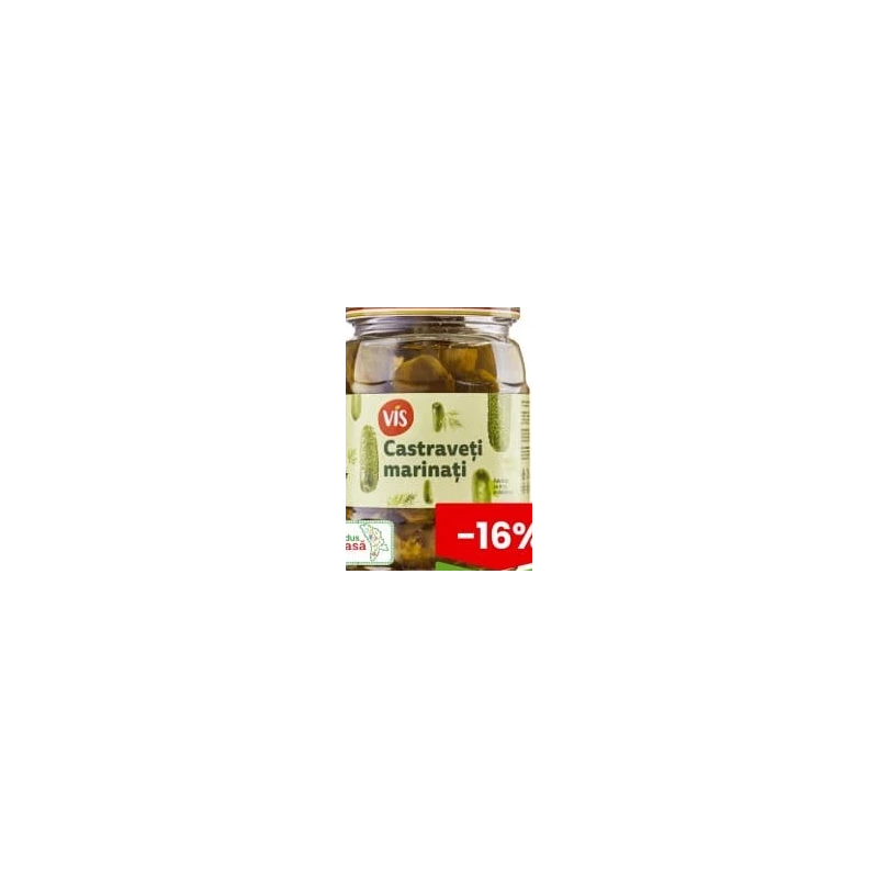 Vis castraveți conservați sau marinați, 670 g