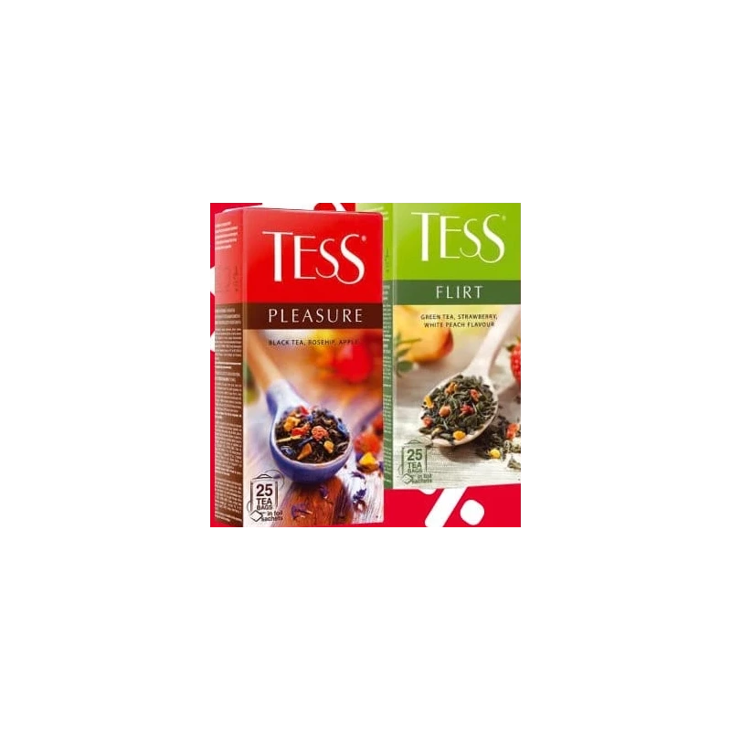 Tess ceai în sortiment, 25 plicuri