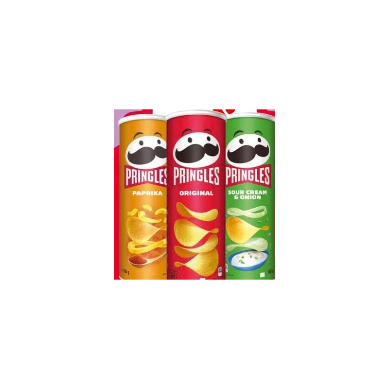 Pringles chipsuri în sortiment, 165 g