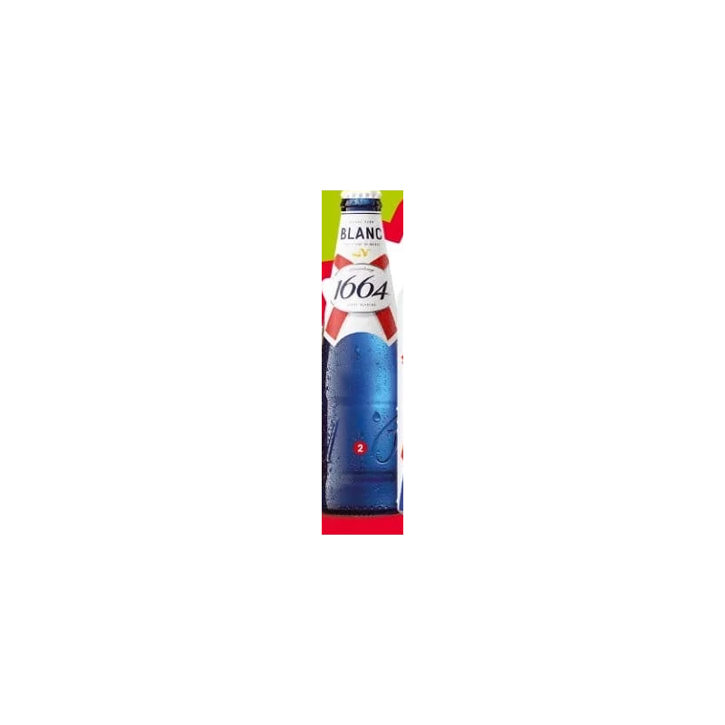 Kronenbourg Blanc 1664 bere blondă la sticlă, 460 ml