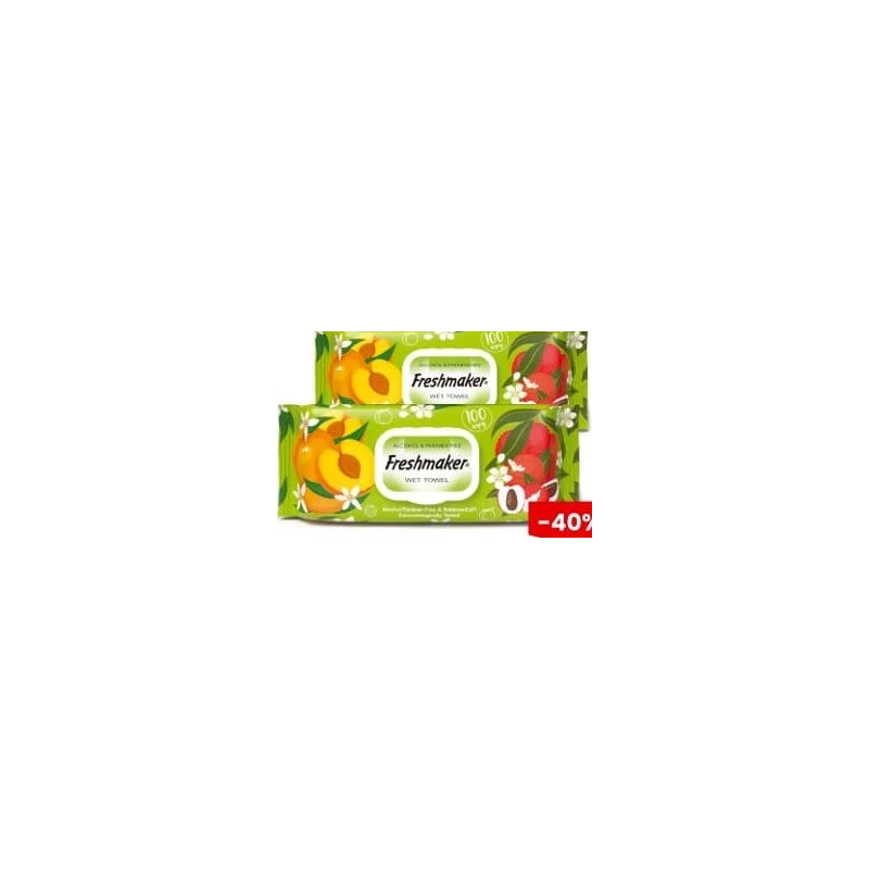 Freshmaker șervețele umede cu capac, 100 bucăți