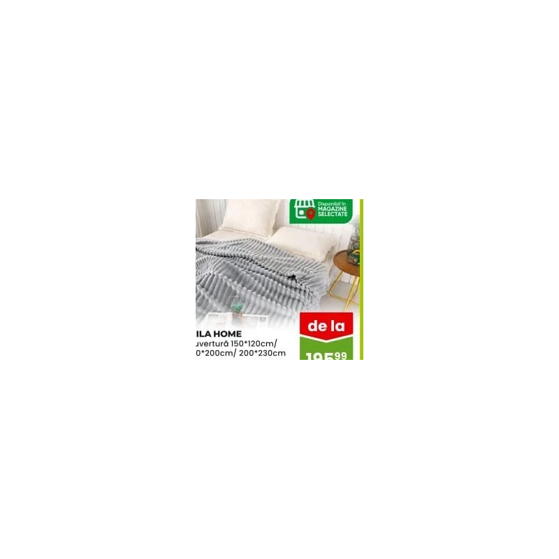 Mila Home cuvertură 150 x 120, 180 x 200 sau 200 x 230 cm