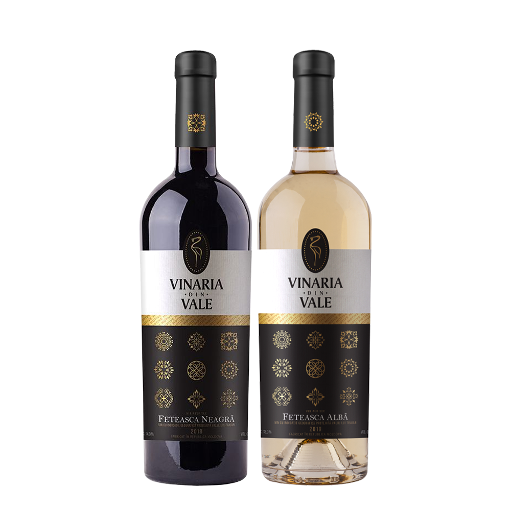 Vinăria din Vale Motive Fetească Albă / Fetească Neagră 0.75 L