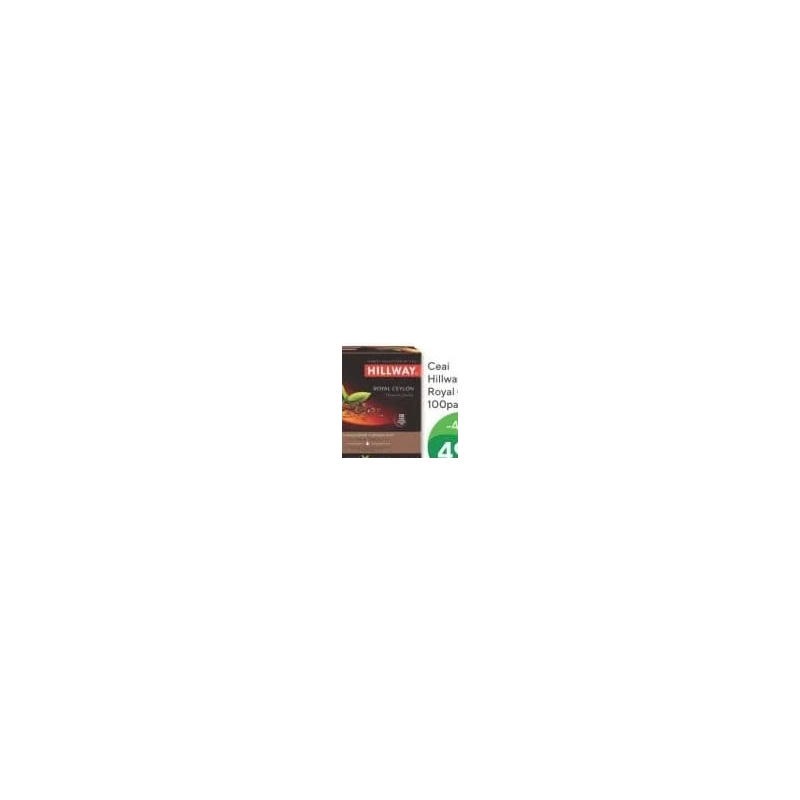 Hillway Royal Ceylon ceai negru, 100 plicuri x 2 g