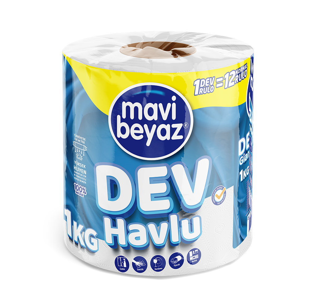 Mavi Beyaz Dev prosop de hârtie 1 kg