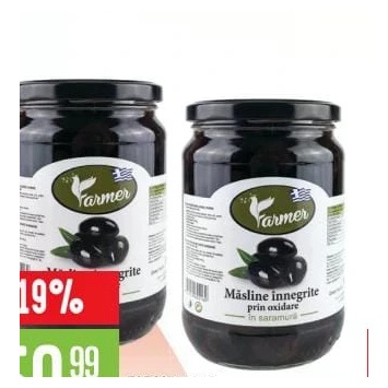 Farmer măsline înnegrite prin oxidare cu sâmburi 680 g